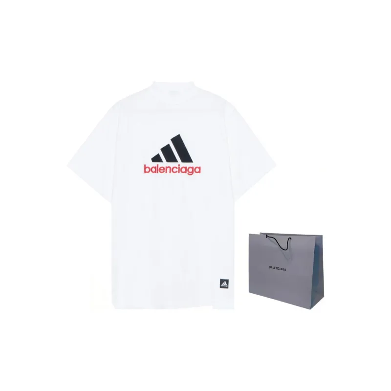 Balenciaga x adidas T Shirt Oversized White Unisex -2