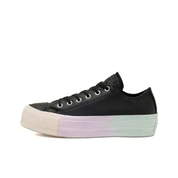 Converse Intergalactic Fade Chuck Taylor All Star Platform Low Top Thick Sole Black Pink Women's
