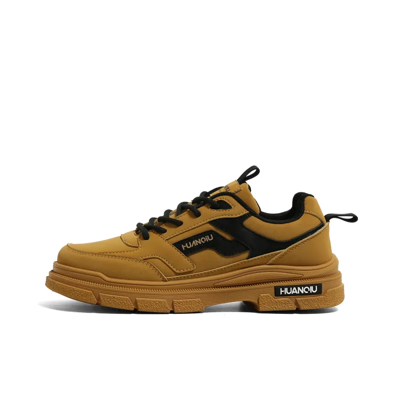 HUANQIU Wear Resistant Low Top Chunky Sneakers Men's-0