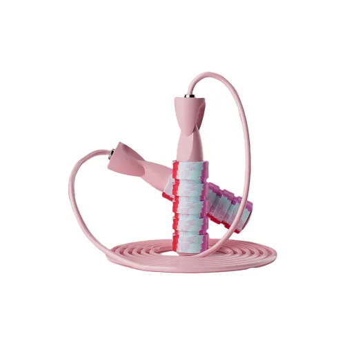 Mulan Brigade Fitness Training Non Countable Jump Ropes Adults PVC Rope EVA Controller Pink