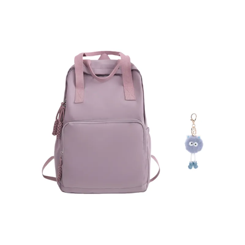KAMLUI Nylon Fabric Backpack Laptop Bag Regular Unisex Multicolor-9