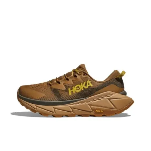 HOKA ONE ONE Outdoor Shoes Men Low-Top Wheat Brown