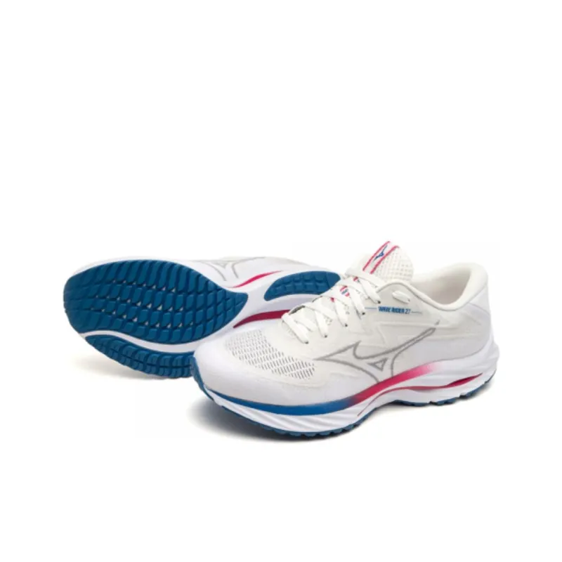 Mizuno Women's Wave Rider 27 Ssw 'White Papyrus' Women's-3