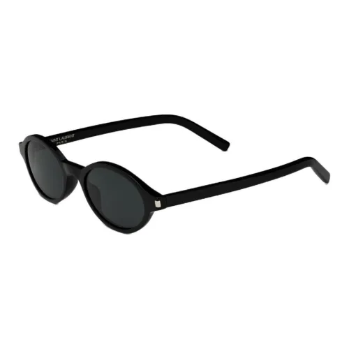 SAINT LAURENT Eyewear Tinted Oval-framed Sunglasses