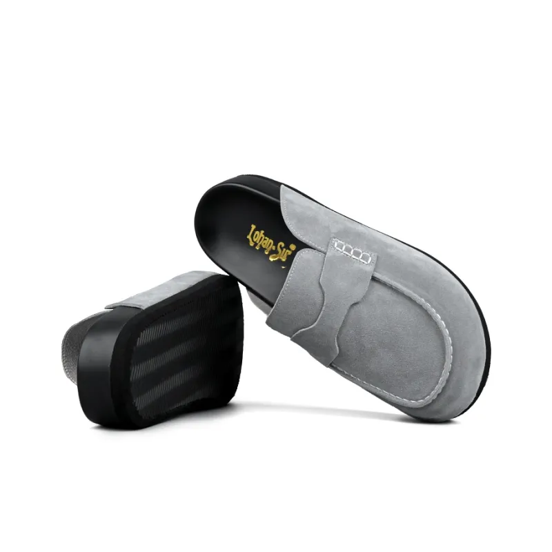 LOHAN·SIR Odor Resistant Abrasion Resistant Slip Resistant Wrap toe Slippers Unisex-52