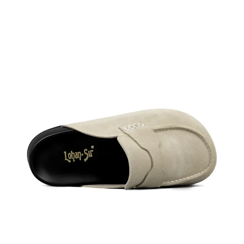 LOHAN·SIR Odor Resistant Abrasion Resistant Slip Resistant Wrap toe Slippers Unisex-22