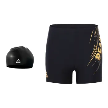 PEAK Swimming Sets Polyester Black Gold