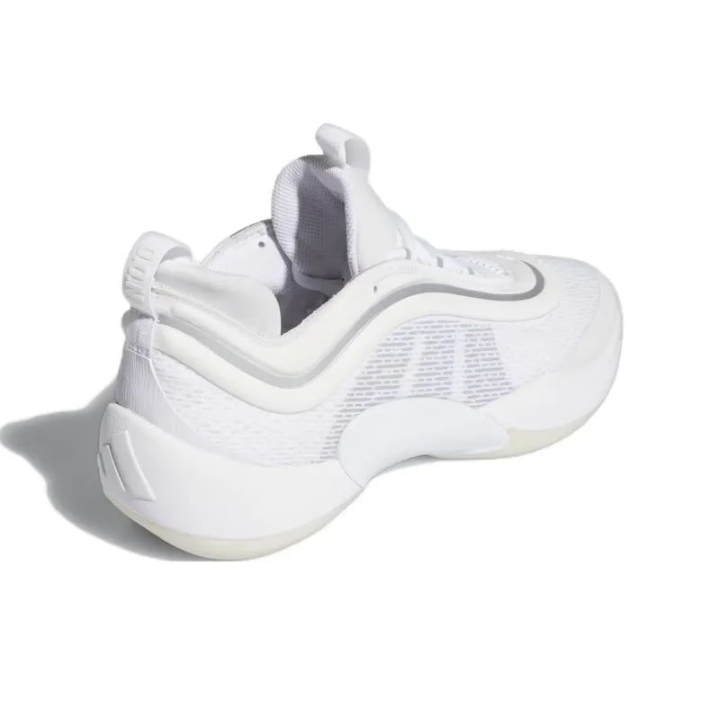 Adidas D.O.N Issue #6 Triple White Cloud White Silver Metallic-3