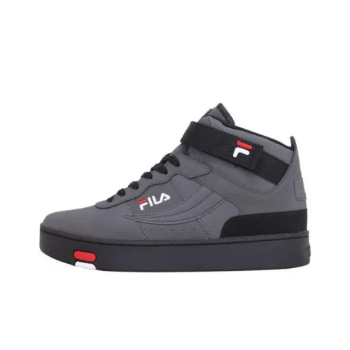 FILA V-10 Lux Trainers Skateboard Shoes Men Mid-Top Black