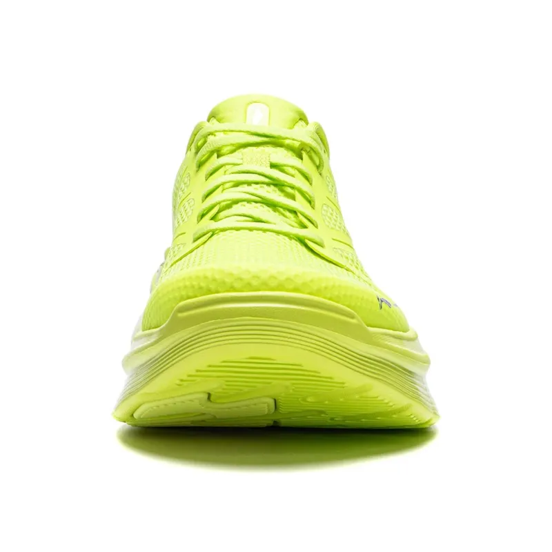 LiNing Ling Yue Cushioning Breathable Low Top Casual Running Shoes Men's Fluorescent Lime Green-4