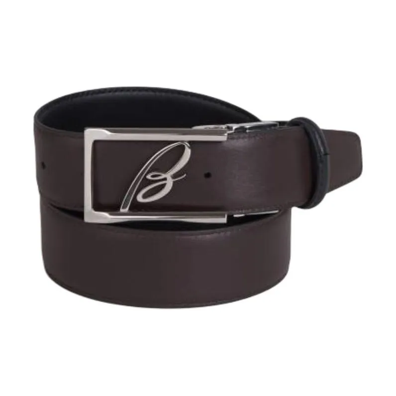 Brioni Logo buckle Reversible Belt-0