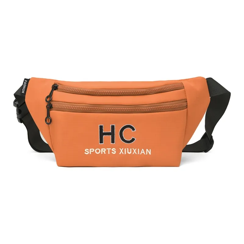 MOK Waterproof Fabric Sling Bag Regular Unisex Ecru/Black/Orange Red/Red/Khaki/Army Green-8
