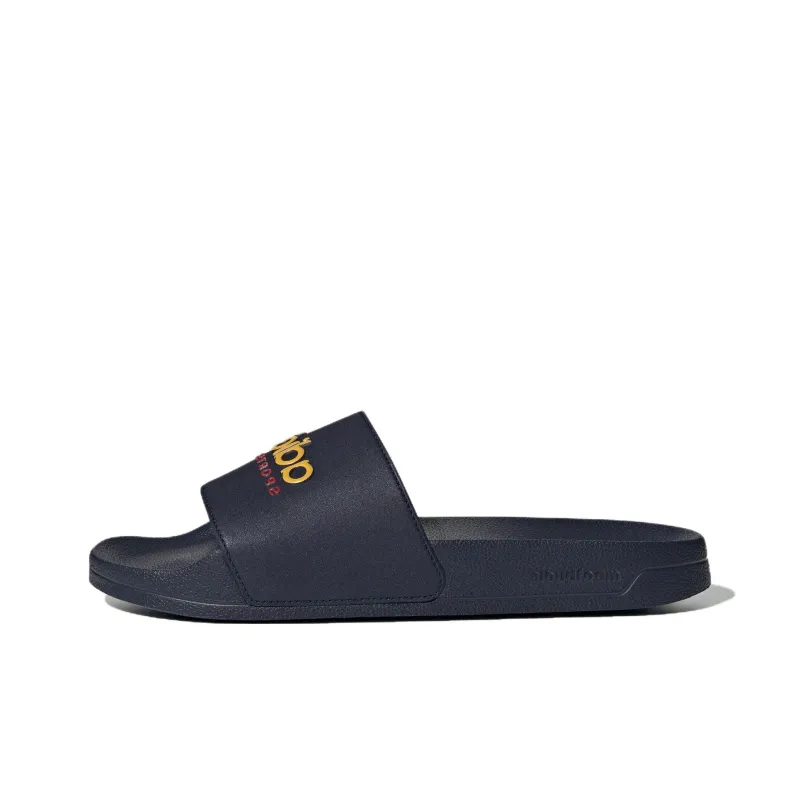 Adidas Adilette Shower Slides Legend Ink Bold Gold-0