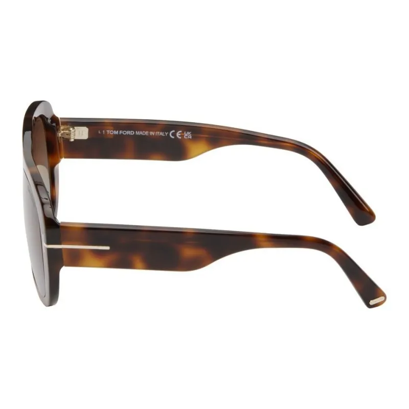 TOM FORD Cecil Tortoiseshell D-frame Sunglasses-1