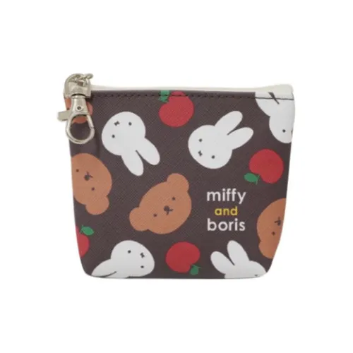 Miffy Coin Purses Brown