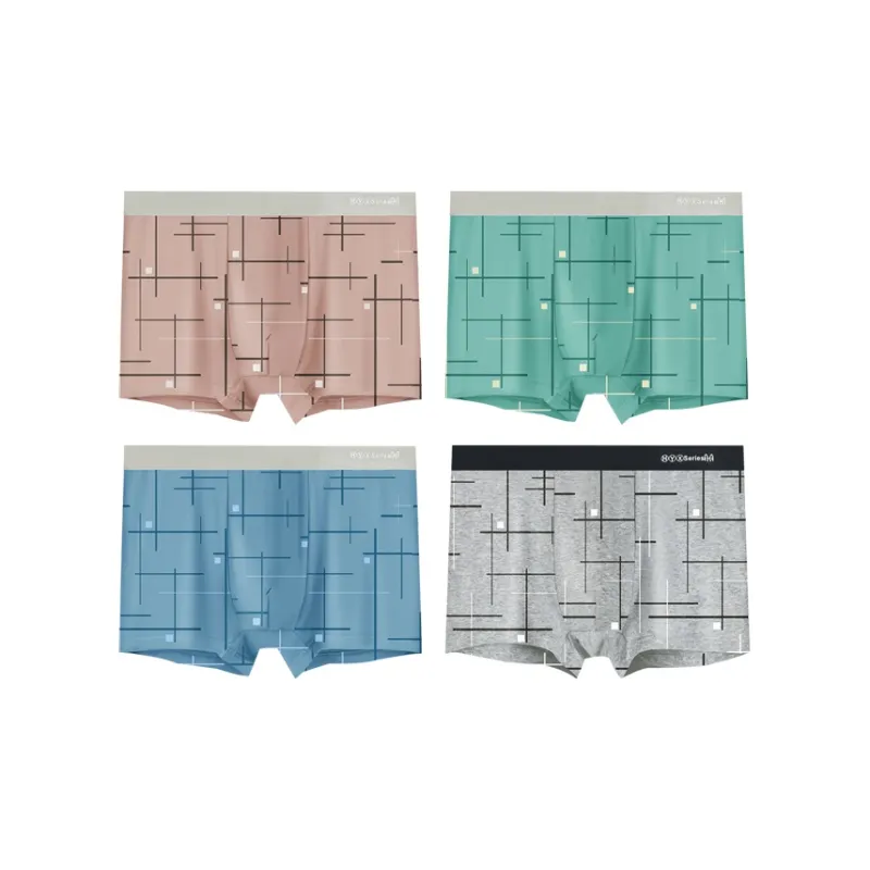 H YXIANG Underpants Men's 4 Pack-1