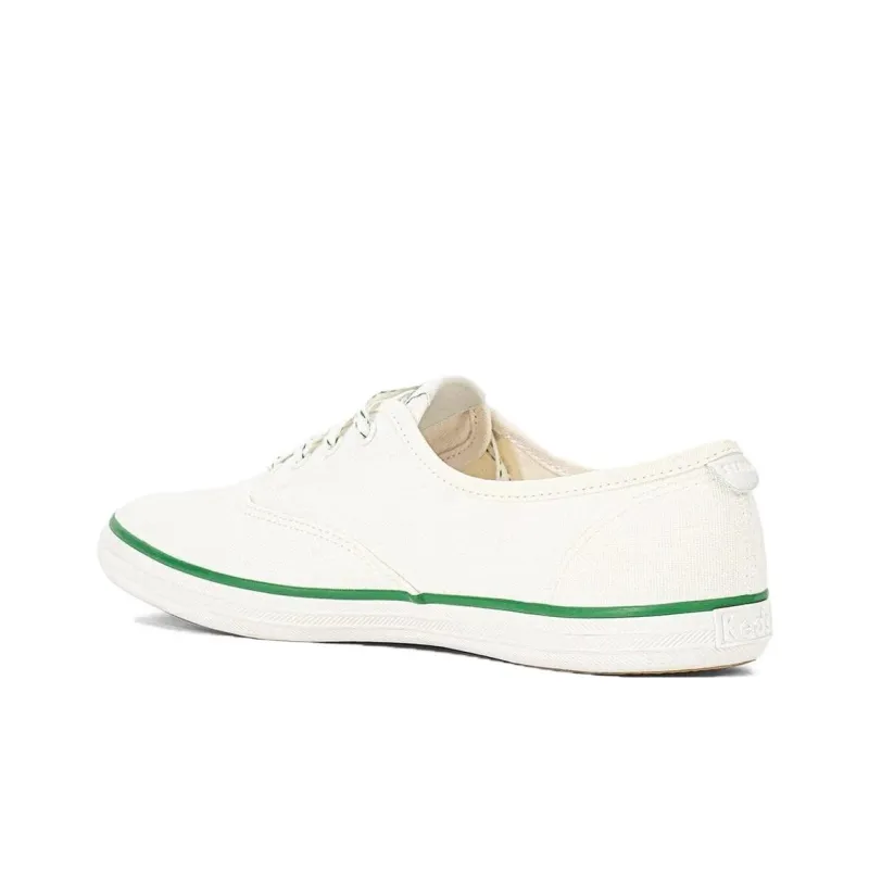 Staud Keds Champion Low-Top Canvas Shoes Women's White-4