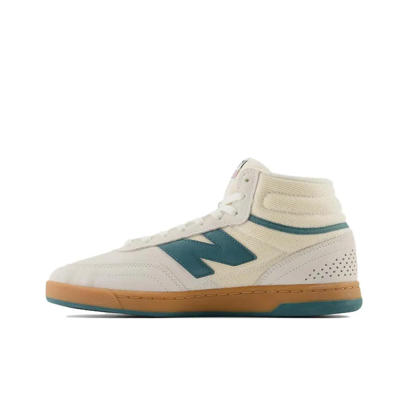 New Balance NB 440 Slip Resistant Shock Absorbers Low Top Skateboard Shoes Unisex Beige Green-0
