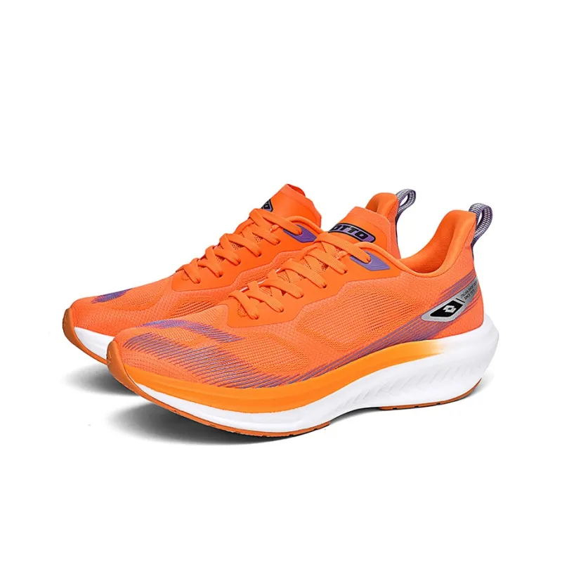 LOTTO Cushioning, Rebound, Lightweight, Anti slip Low Top Running Shoes Women's Melon Orange-1