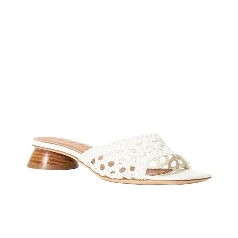 Staud Slide Slippers 3.5cm Women's White-2