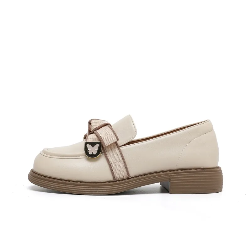 DAPHNE Loafers Women's Black/Beige-6