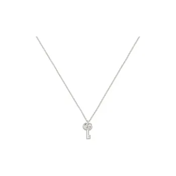 GUCCI 925 Sterling Silver Necklaces Women's Silver