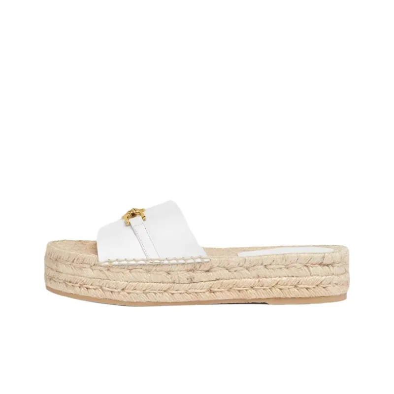 VERSACE Slide Slippers 3cm Women's White-0