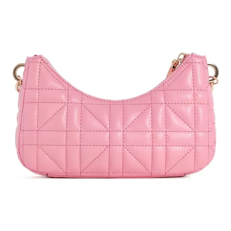 GUESS Faux Leather One Shoulder Handbag Crossbody Bag Mini Women's Pink-2