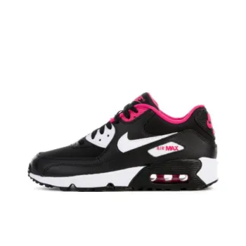 Nike Air Max 90 Mesh Black White Pink GS
