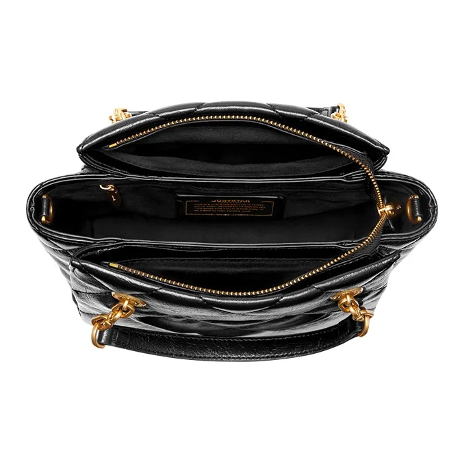 JUST STAR Synthetic Leather Shoulder Bag, Crossbody Bag, Handbag Regular Women's Black/White/Pink-18