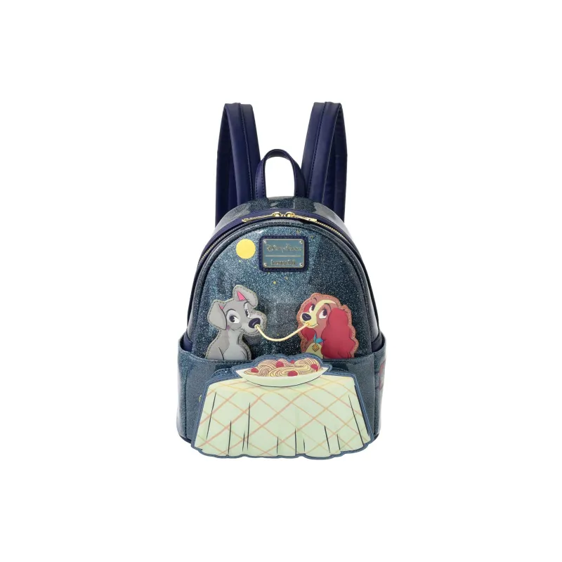 Disney Synthetic Leather Backpack Women's Marine Blue-0