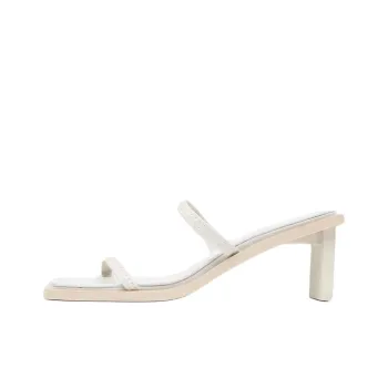 ST. AGNI Slide Slippers 7.5cm Women's White