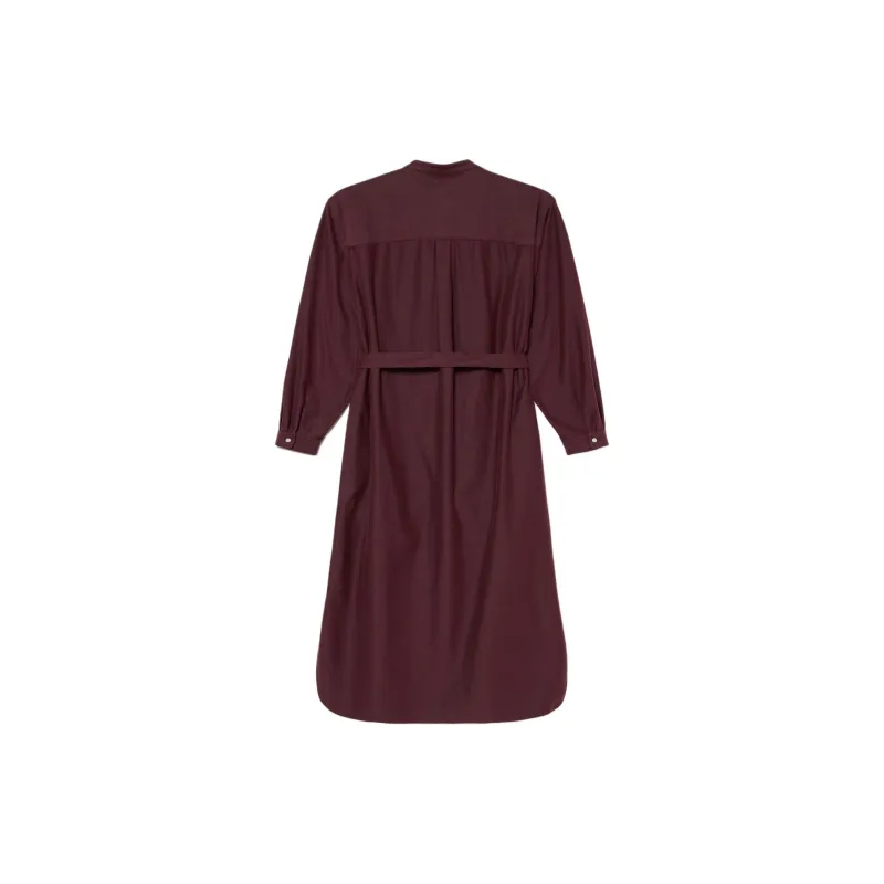 LACOSTE Long-Sleeved Dresses Women's Fuchsia-1