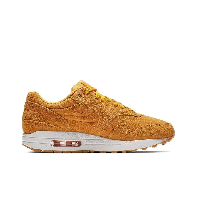 Nike Air Max 1 Prm University Gold Suede Women's-1