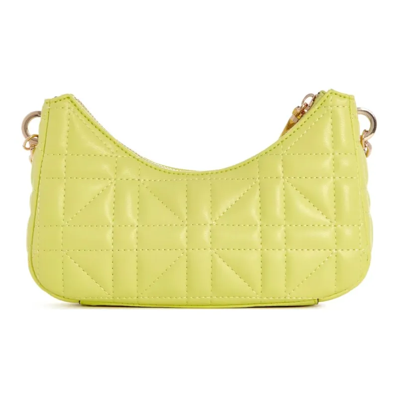 GUESS Faux Leather Shoulder Bag Crossbody Bag Mini Women's Yellow-2