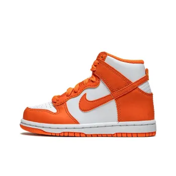 Nike Dunk High White Orange Blaze Varsity Blue