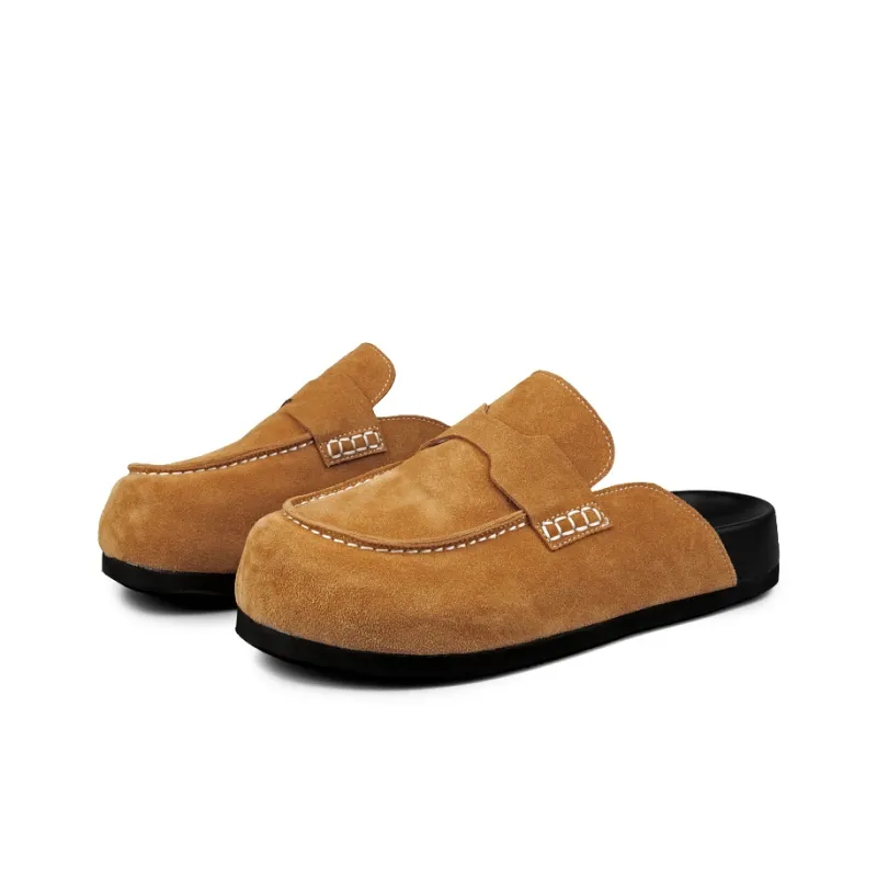 LOHAN·SIR Odor Resistant Abrasion Resistant Slip Resistant Wrap toe Slippers Unisex-16