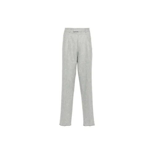 Ermenegildo Zegna Suit Trousers Men Heather Gray