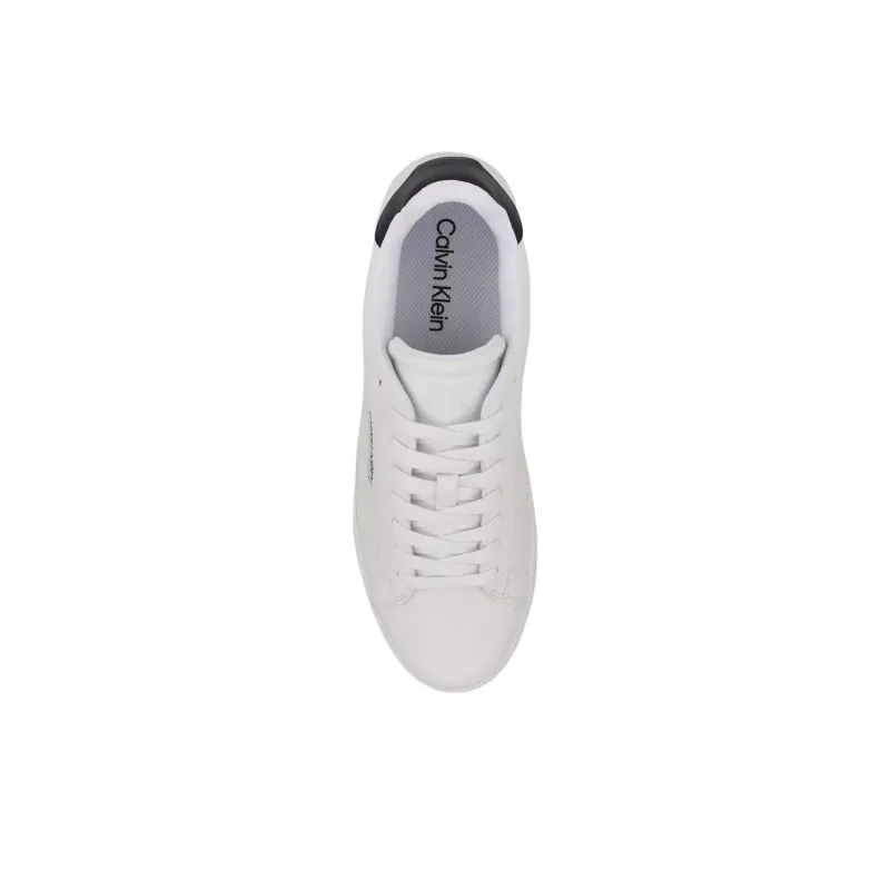 CALVIN KLEIN Horaldo Low Top Skateboard Shoes Men's White-3