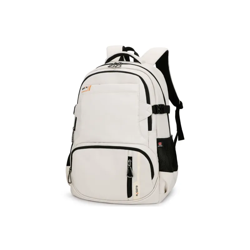 EDISON Water Repellent Oxford Fabric Casual Campus Backpack Handbag Regular Unisex Black/Red/Blue/Ecru-16