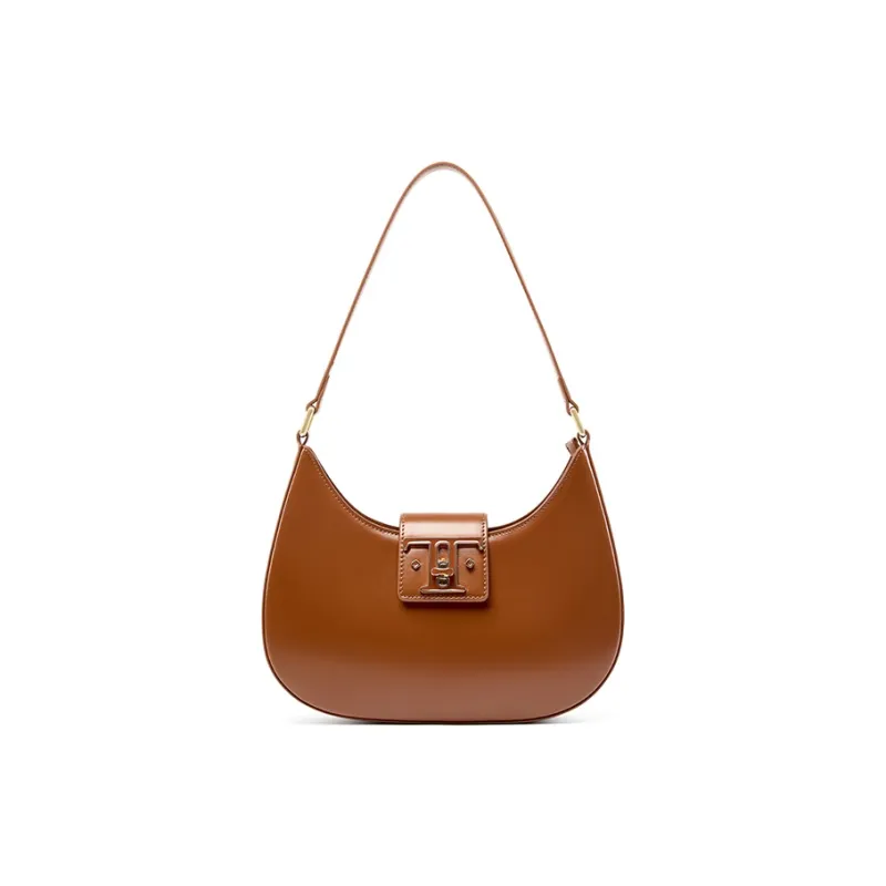 Carnival Keep Cow Leather Shoulder Bag Regular Women's Black/Brown/Cherry Red-4