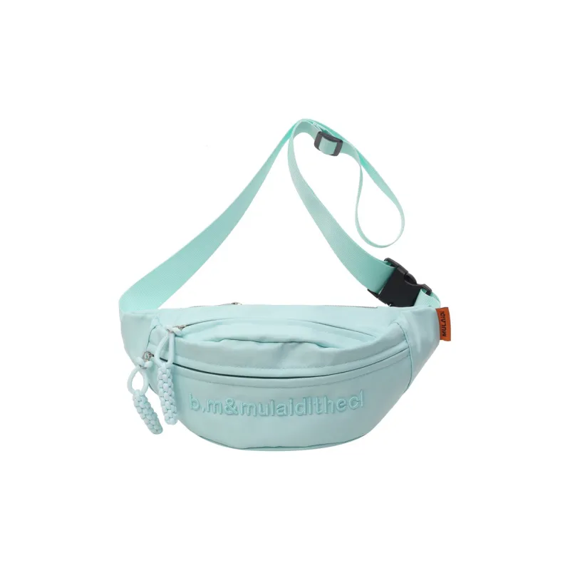 MOK Fabric Sling Bag Unisex White/Black/Pink/Yellow/Green/Blue-0
