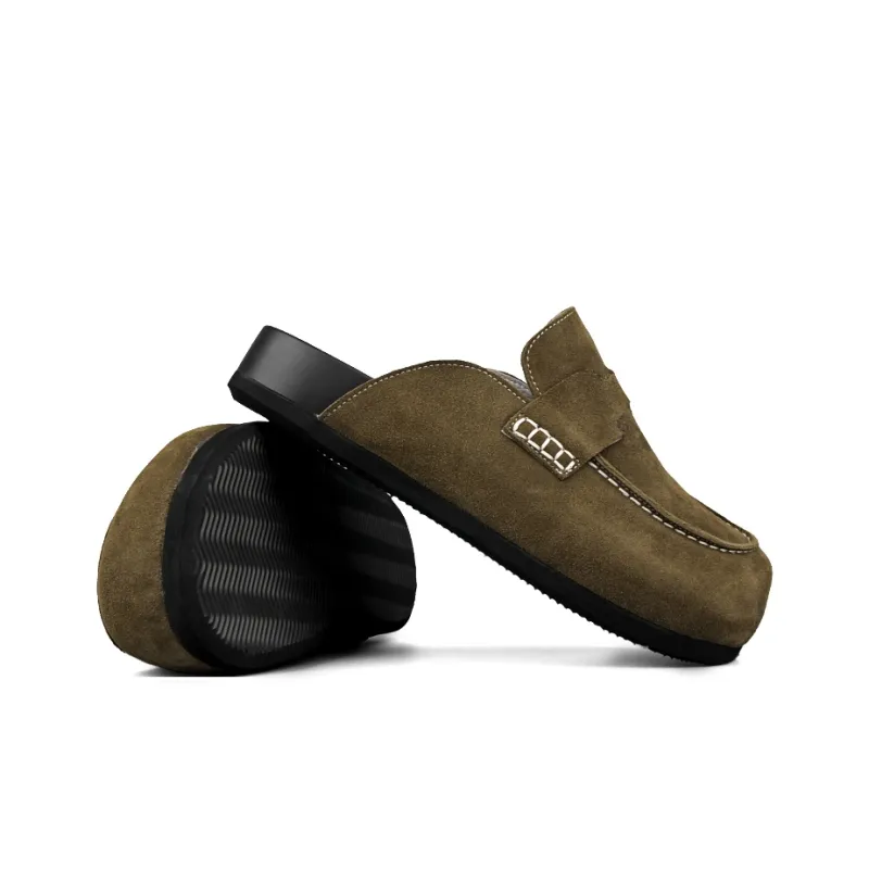 LOHAN·SIR Odor Resistant Abrasion Resistant Slip Resistant Wrap toe Slippers Unisex-4