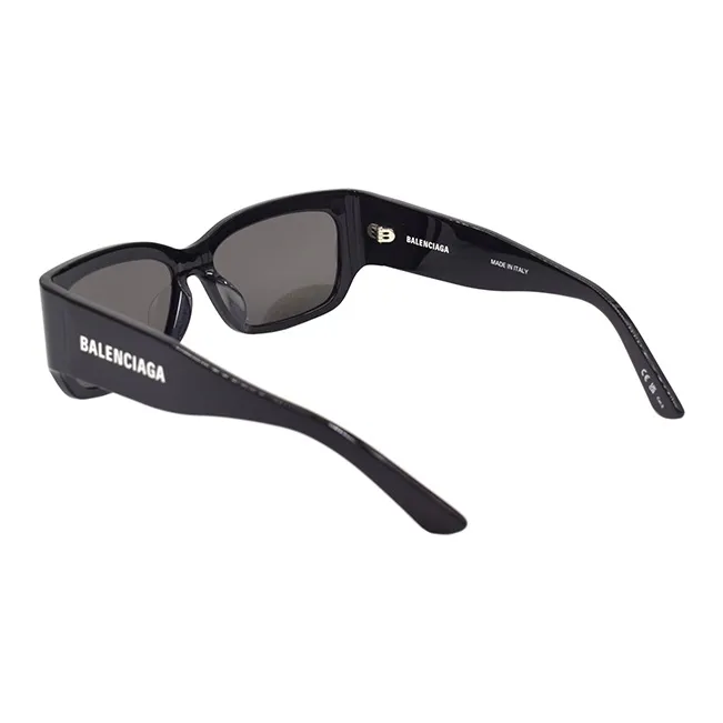 Balenciaga Plate Frame Rectangular Sunglasses Unisex-2