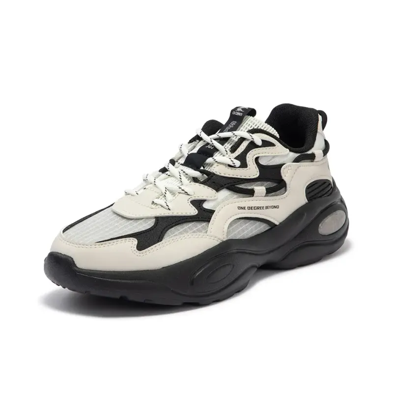 361° Surge 2 Breathable Low Top Chunky Sneakers Women's White Black-1