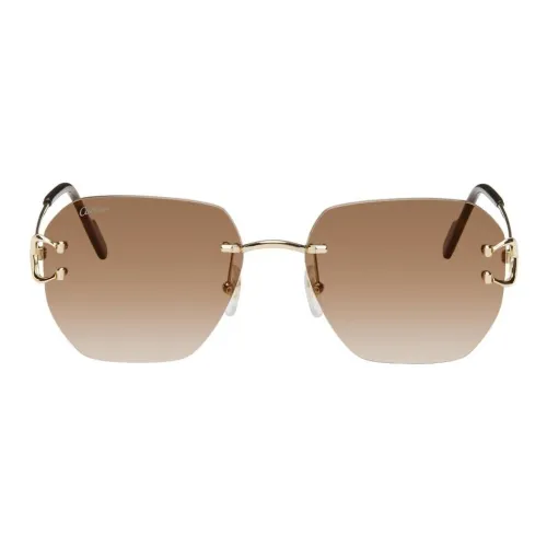Cartier Signature C Rimless Sunglasses