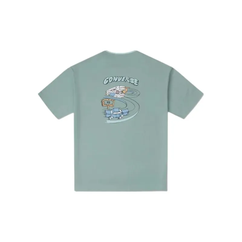 Converse T Shirts Men Green-1