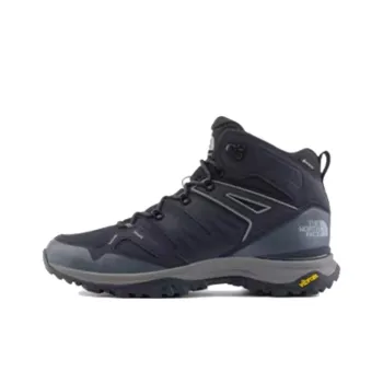 THE NORTH FACE Hedgehog Series Anti-Slip Wear-Resistant Mid-Top Trekking Shoes Men's Black