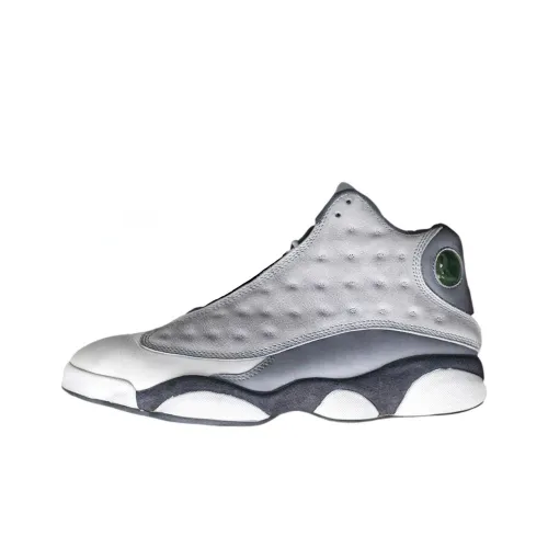 JORDAN Air JORDAN 13 Vintage Basketball Shoes Men Mid Top Gray