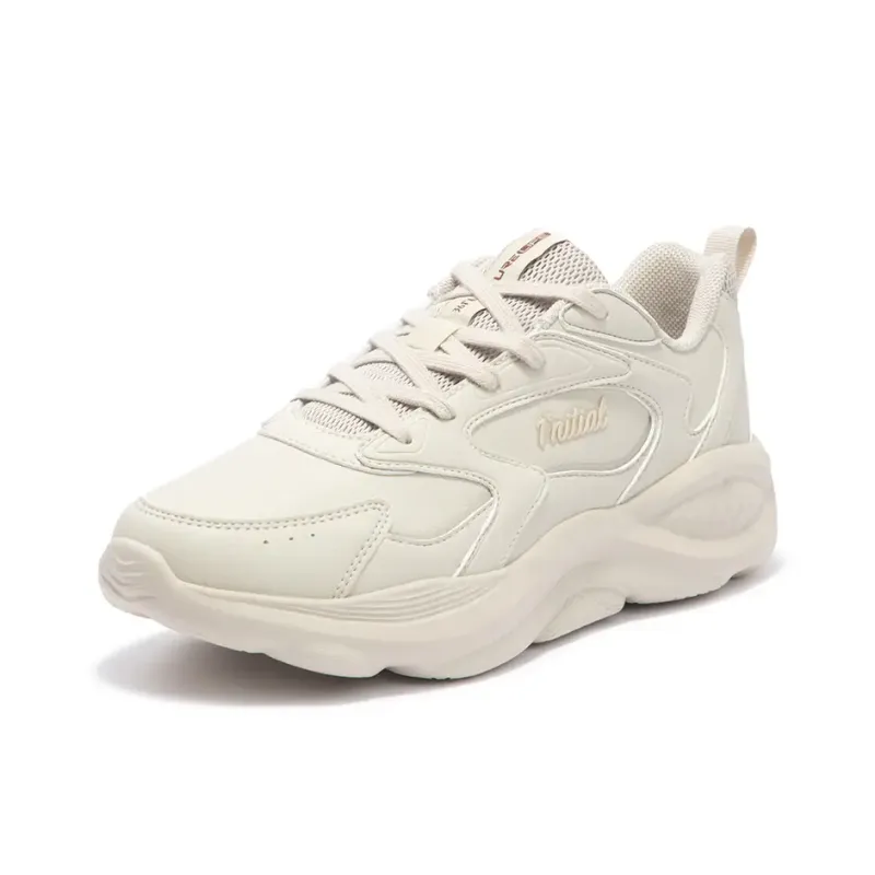 361° Wear Resistant Low Top Chunky Sneakers Men's Durable Gray-1